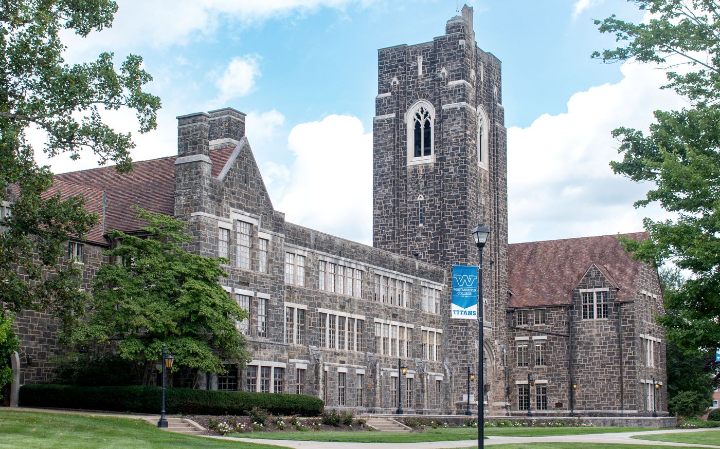 Old Main at Westminster College in New Wilmington