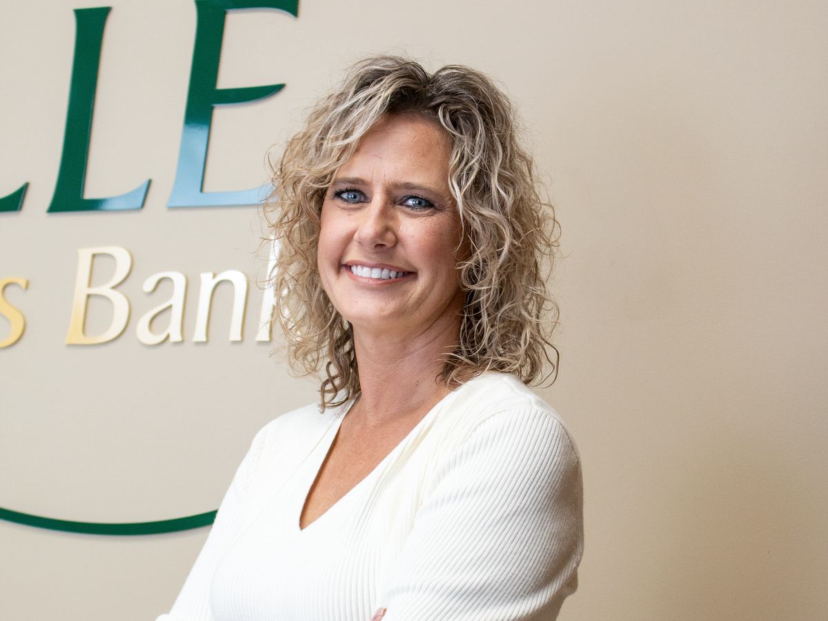 A member of the New Wilmington branch team